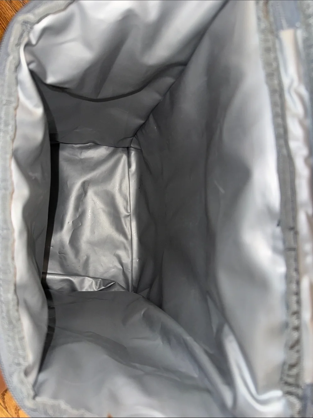 Gray Cooler Backpack with Mint Accent